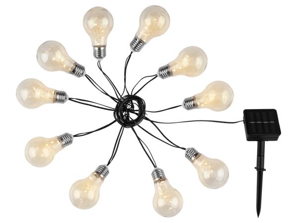 Solar bulb string lights