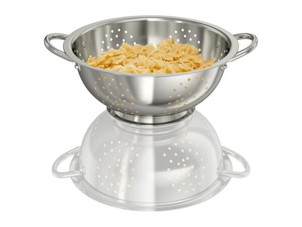 Ernesto Tomato & Mozzarella Slicer / Parmesan Container with Grater / Stainless Steel Colander