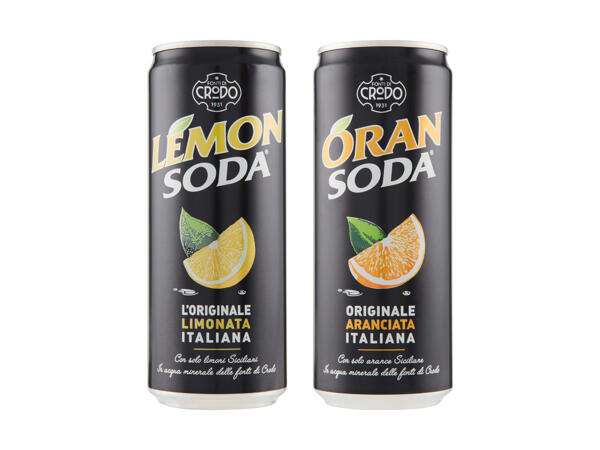 Lemon soda/oran soda