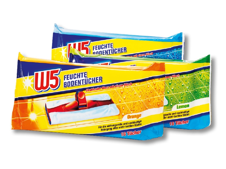 Lingettes nettoyantes humides
