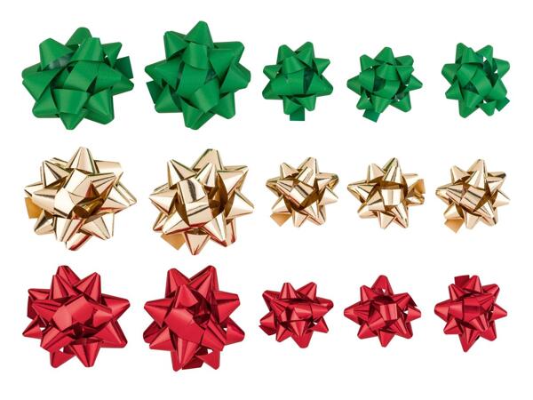 Gift Ribbon or Bow Set, 6 or 15 Pieces