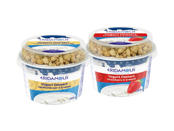 Yogurt Dessert with Granola