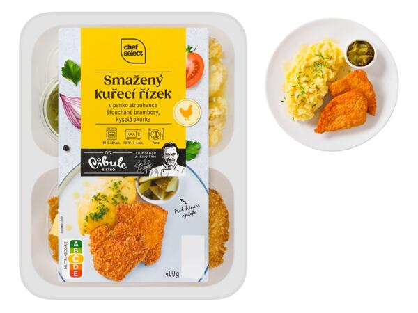 SMAŽENÝ KUŘECÍ ŘÍZEK