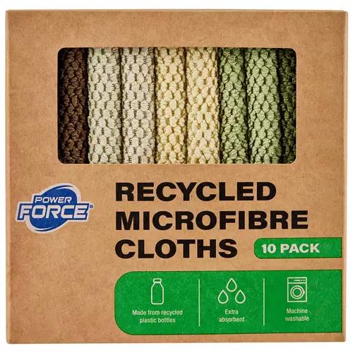 Recycled Microfibre Cloths 10 Pack