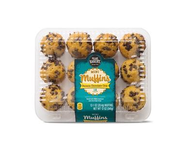 Bake Shop Banana Chocolate Chip or Cinnamon Bun Mini Muffins - Aldi ...