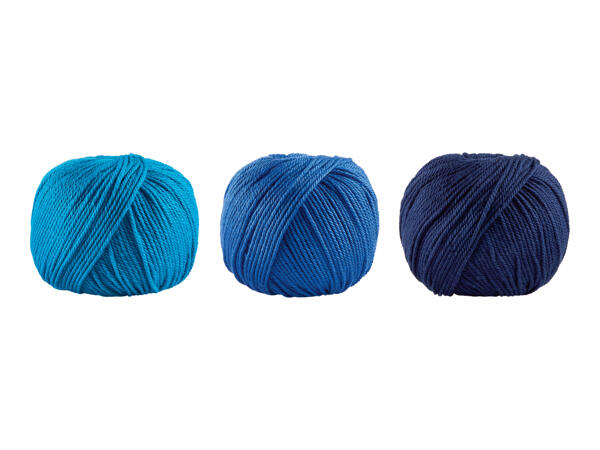 Crelando Crochet & Craft Yarn - 3 pack
