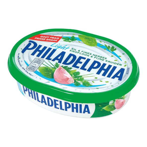 PHILADELPHIA(R) 				Knoflook en fijne kruiden light