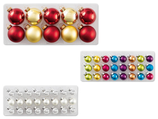 Christbaumschmuck, 10 oder 24 Stück