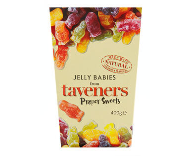 Taveners Jelly Babies or Wine Gums 400g