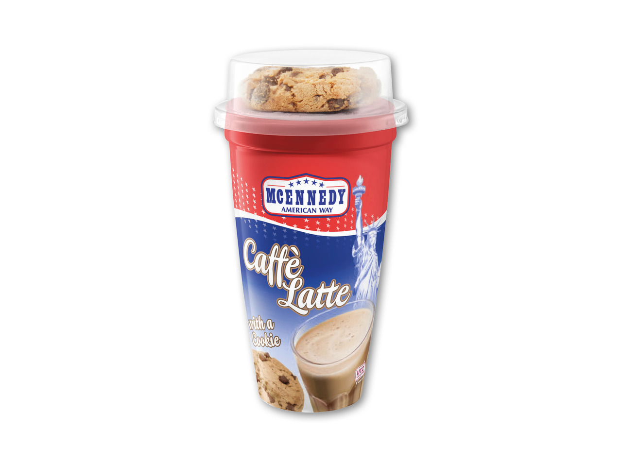 MCENNEDY Caffé latte og cookie