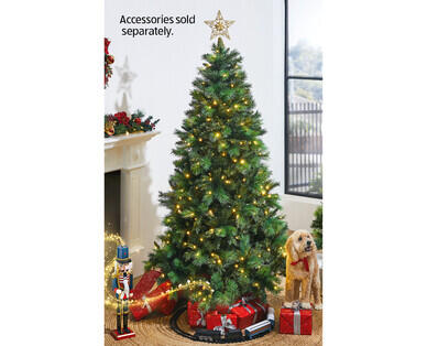 Winchester Luxury Pre-lit Christmas Tree 7ft (213cm)