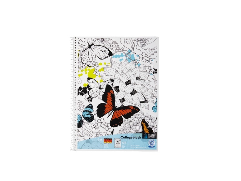 Spiral Notebook A4, 100 sheets or A5, 160 sheets