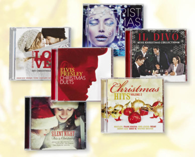 CD de chansons de Noël