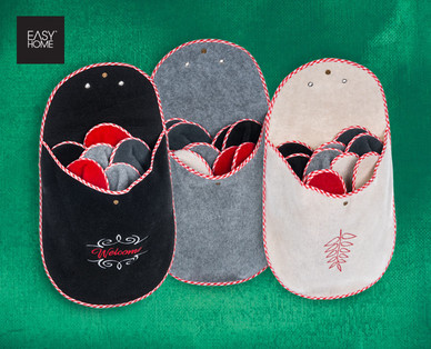 EASYHOME Gästepantoffel-Set