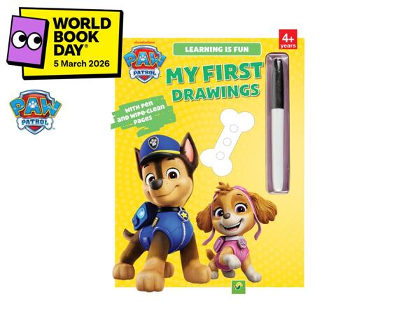 Paw Patrol: My First Drawings - Early Learning Wipe Clean Book