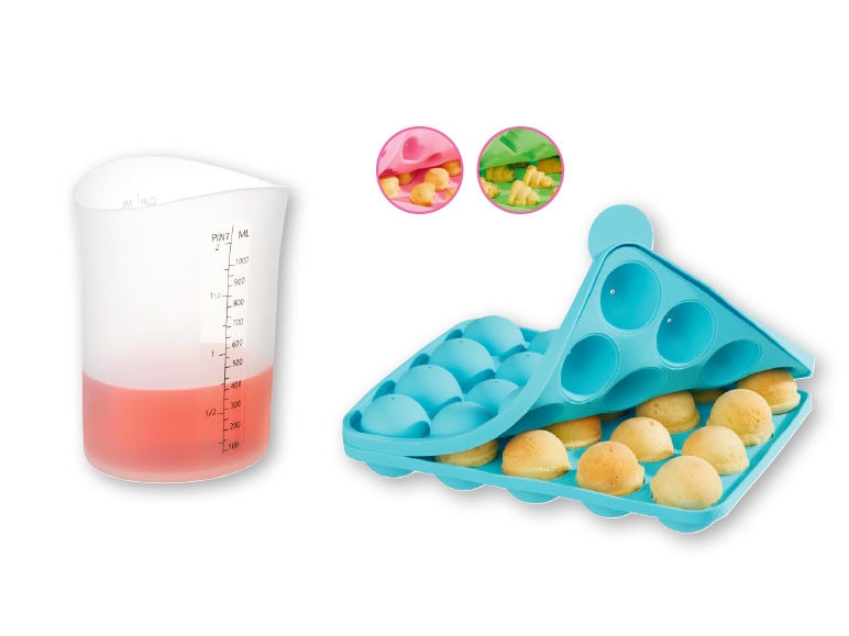 Ernesto(R) Silicone Cake Pop Baking Mould or Measuring Jug