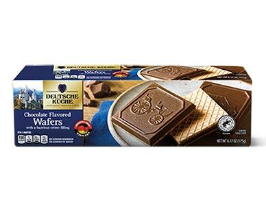 Deutsche Küche 
 Milk or Dark Chocolate Covered Wafers
