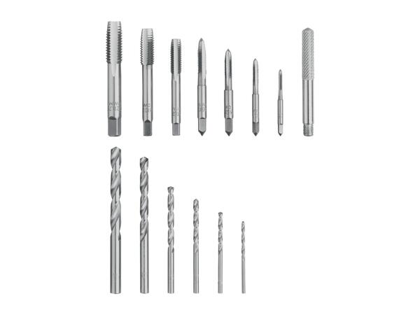 Parkside Drill Bit and Tap Drill Bit Set 15 piece set