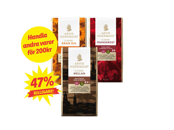 Arvid Nordquist kaffe
