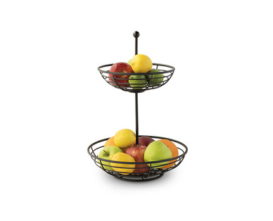 Crofton 2-Tier Wire Basket