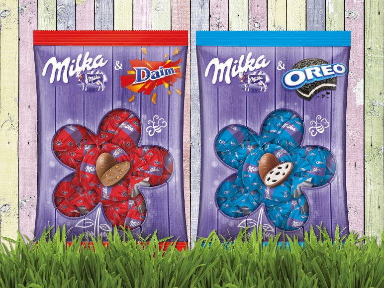 Délicieux œufs Daim/ Oreo Milka