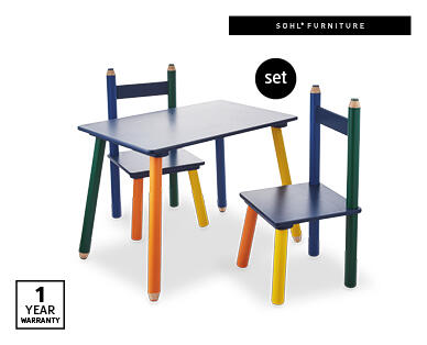 Children's Table and Chairs Set