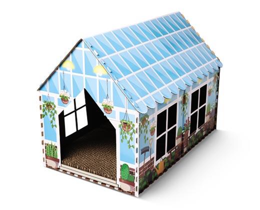 Heart to Tail 
 Cat Scratching Playhouse