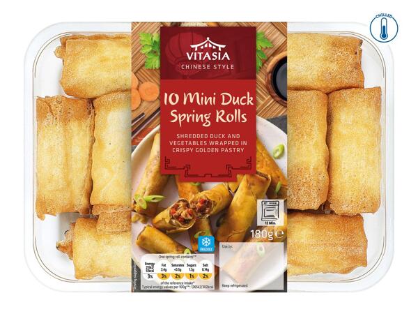 Vitasia 10 Mini Duck Spring Rolls