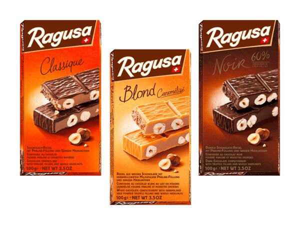 Tablettes de chocolat Ragusa