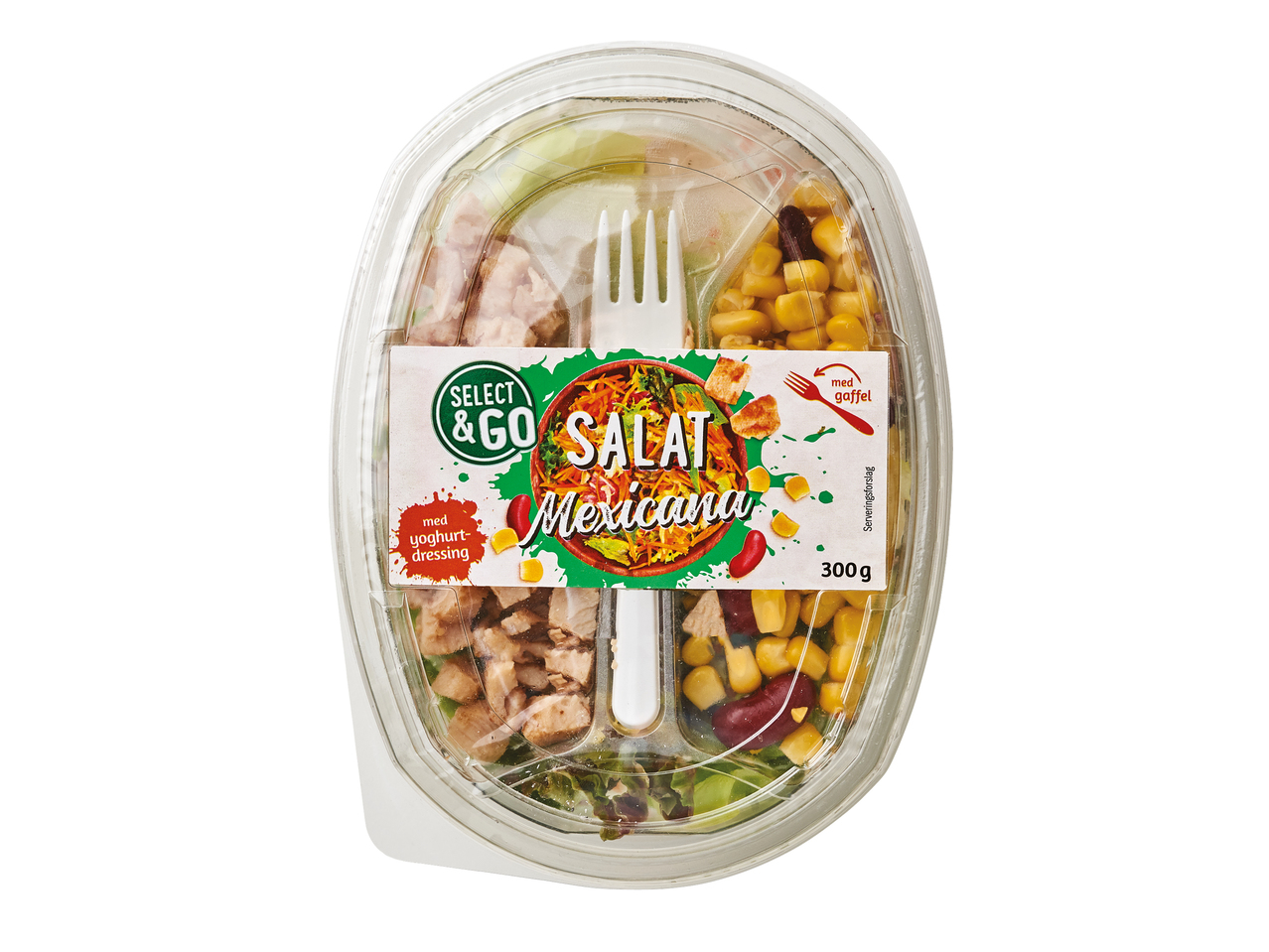 CHEF SELECT Salatblanding med dressing