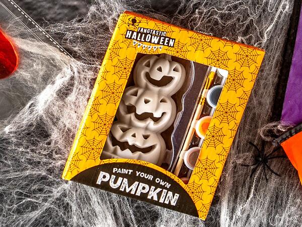 Halloween Paint Your Own Pumpkin Decoration