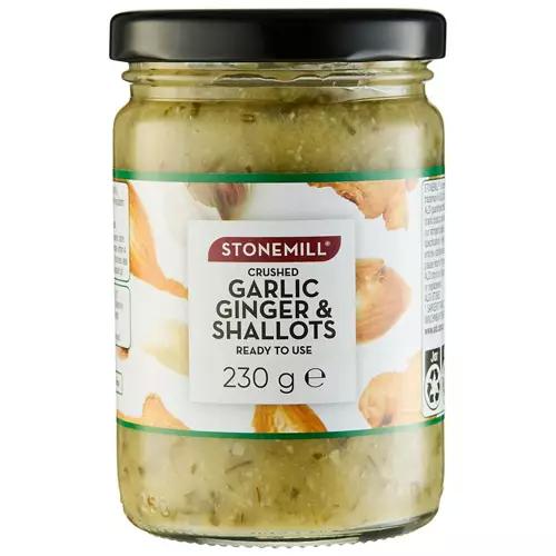 Crushed Garlic, Ginger & Shallots 230g