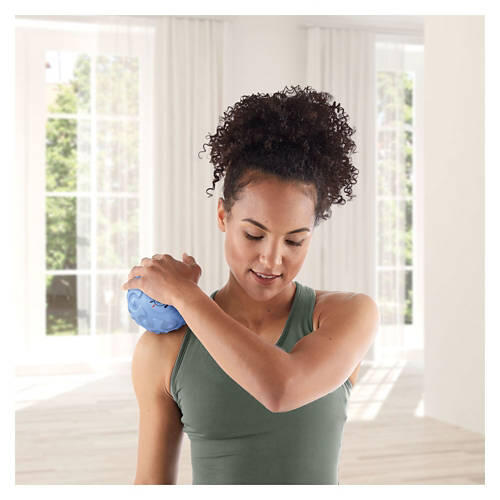 Ball Shaped Electronic Massage Roller, Blue