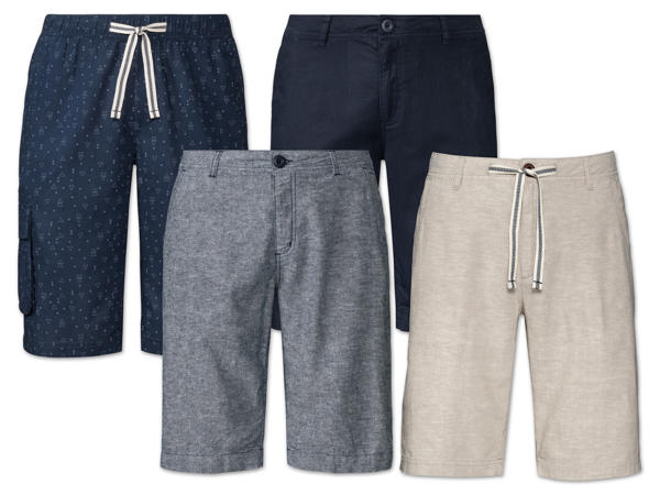 LIVERGY(R) Herren Leinenshorts1