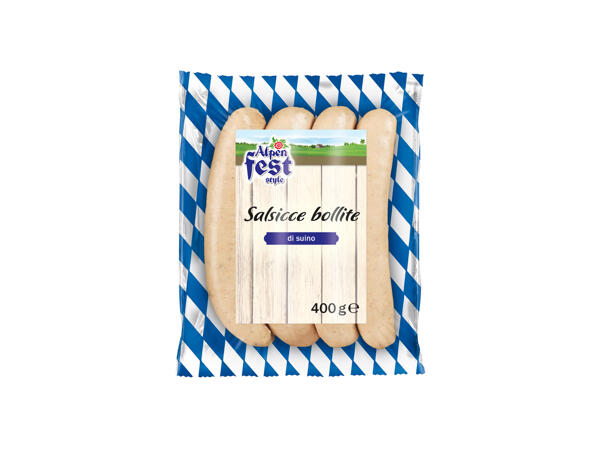 Boiled Pork Sausages