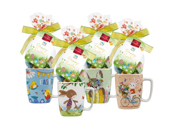 Mug with chocolate
