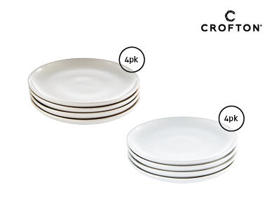 Ceramic Dinnerware 4 Pack – White or Stone