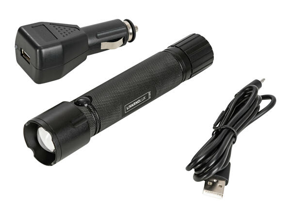 Livarno Lux LED Torch with Power Bank