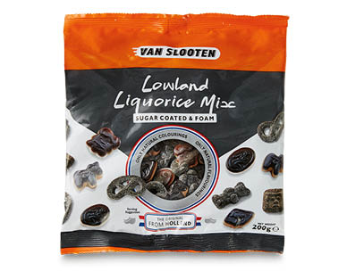 Van Slooten Liquorice Pins or Liquorice Mix 200g