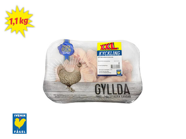 XXL färska kycklingvingar