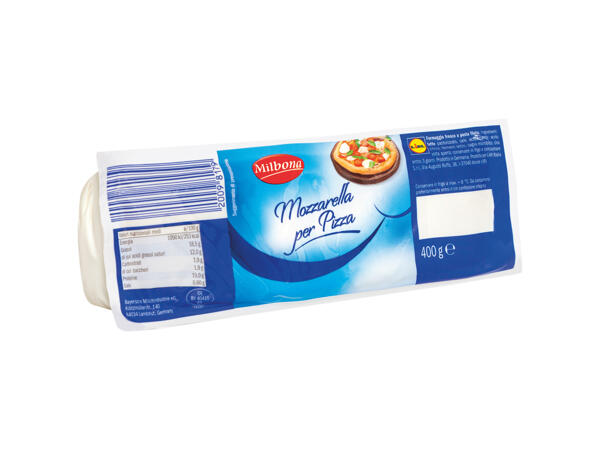 Mozzarella for pizza