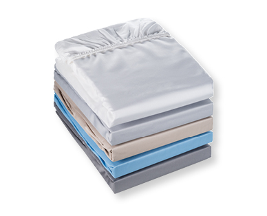 Drap-housse en satin mako MY LIVING STYLE