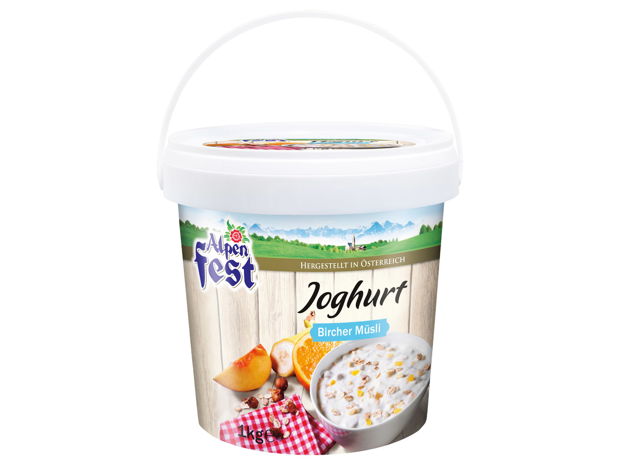 Jogurt s ovocem a müsli