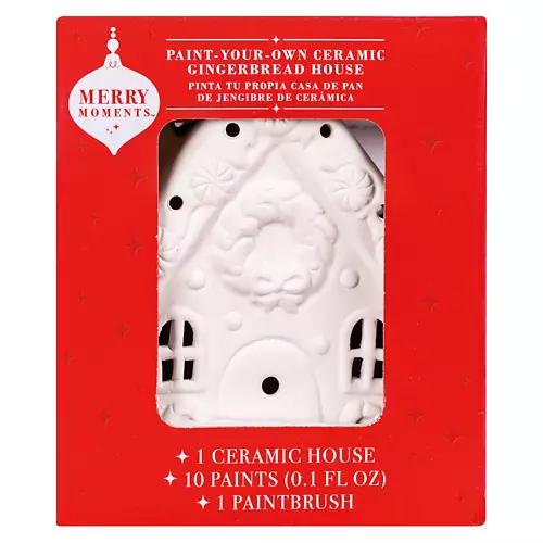 Paint-Your-Own Ceramic - Gingerbread House