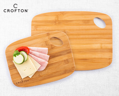 CROFTON Bambus Schneidebretter, 2-teilig
