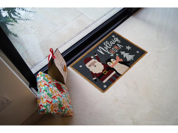 Christmas Coir Doormat
