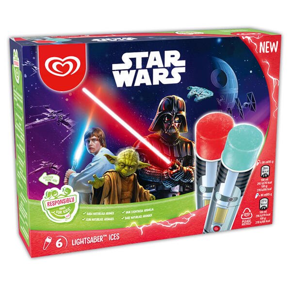 Spider-Man Stieleis oder Star Wars Wassereis
