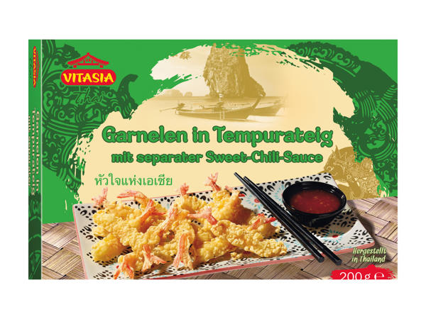 Tempura de gambas