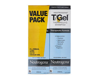 Neutrogena T/Gel Anti Dandruff Shampoo 2 x 200ml