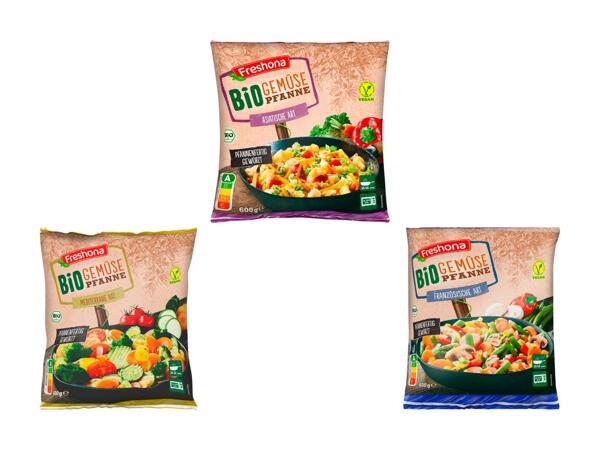 Poêlée de légumes assaisonnés bio